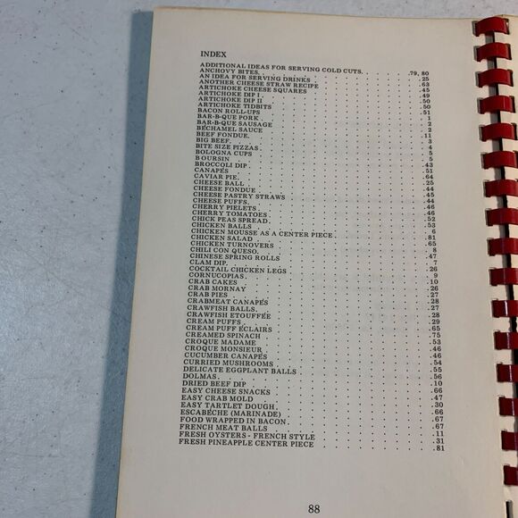 vintage cookbook Betty Ramsey Just A Mouthful party appetizers Louisiana 1975 - Picture 5 of 10